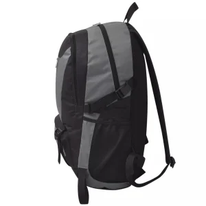 a Prix Discount Meilleur prix 👏 Vidaxl Vidaxl Sac À Dos De Randonnée 40 L Noir Et Gris 😍 18