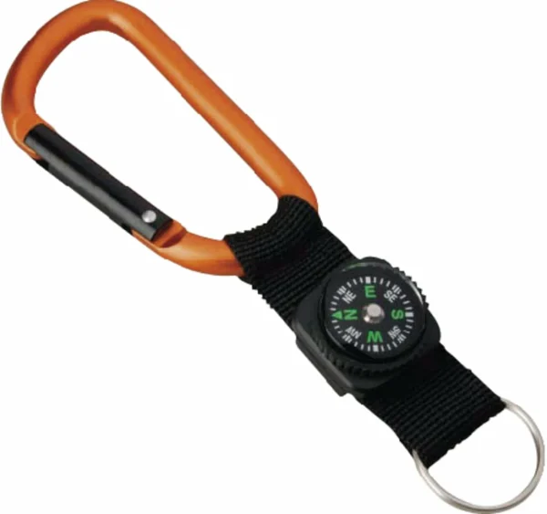 Les meilleures critiques de 🌟 PORTE CLES Randonnée Mixte MUNKEES CARABINER WITH STRAP,COMPASS ⌛ Top ventes 1