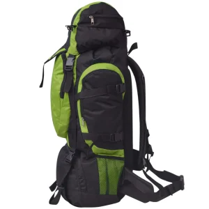 Livraison Standard/Rapide Tout neuf 😉 Vidaxl Vidaxl Sac À Dos De Randonnée Xxl 75 L Noir Et Vert 🎁 12