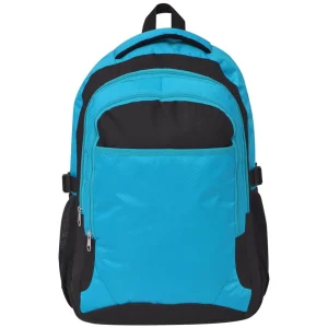 Meilleur prix 🌟 Vidaxl Vidaxl Sac À Dos D’école 40 L Noir Et Bleu 🎁 solde en ligne 10