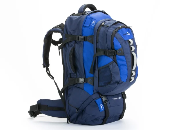 en promotion Coupon ✔️ Camping Skandika Skandika Sac À Dos Waterloo 65+15 (bleu) 🎁 3