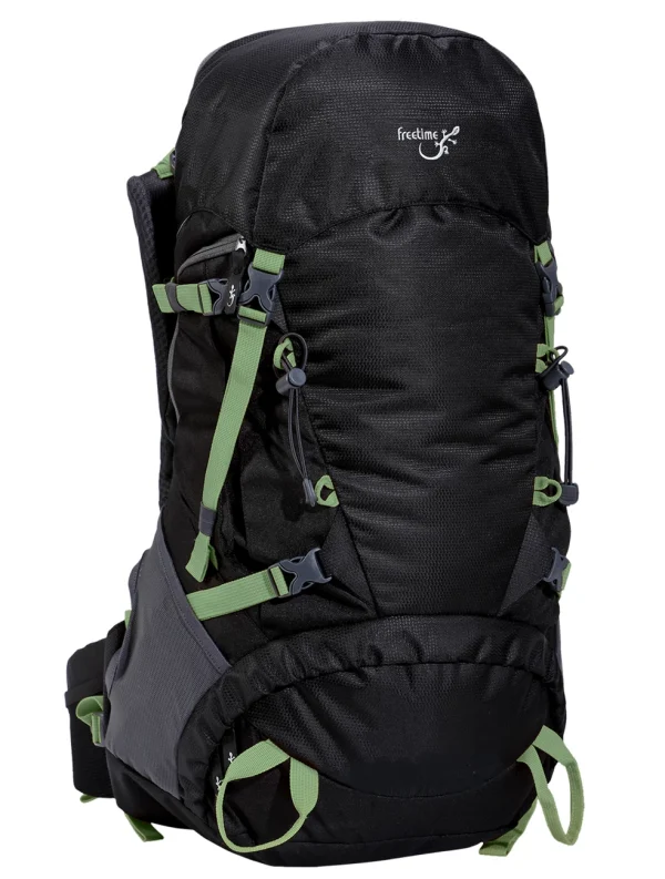 De gros 🧨 Randonnée Freetime Taroko 65 L- Sac À Dos Pour Grandes Randonnées – Sacs À Dos 65 L Noir – Freetime 🔥 Nouvelle Collection 1