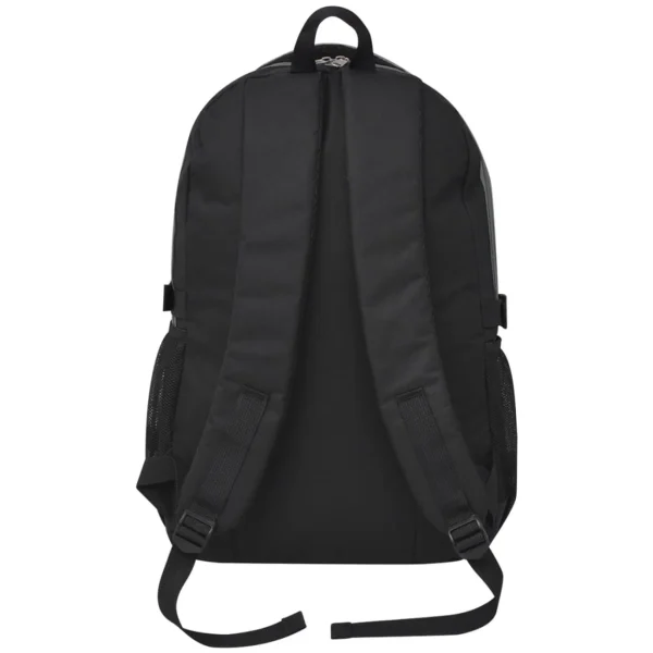 Coupon 💯 Vidaxl Vidaxl Sac À Dos D’école 40 L Noir Et Gris 🔔 Retour gratuit en magasin. 7