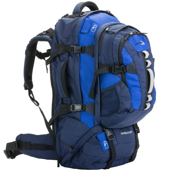 en promotion Coupon ✔️ Camping Skandika Skandika Sac À Dos Waterloo 65+15 (bleu) 🎁 1