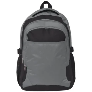 Coupon 💯 Vidaxl Vidaxl Sac À Dos D’école 40 L Noir Et Gris 🔔 Retour gratuit en magasin. 14