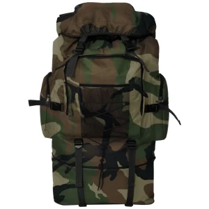 qualité d’originales Meilleur prix 😍 Vidaxl Vidaxl Sac À Dos En Style D’armée Xxl 100 L Camouflage 😉 12