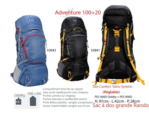 Les meilleures critiques de 👍 Randonnée Freetime Adventure 100 + 20 L- Sacs À Dos De 100 L À 120 L – Sacs À Dos Trek 1 À 5 Jours 🔥 qualité d’originales 4