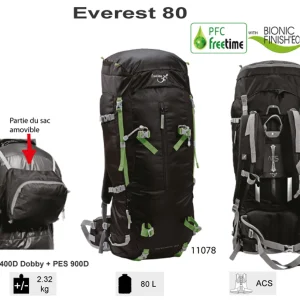 Vente flash ✔️ Randonnée Freetime Everest 80 -sacs À Dos Gros Volume 80 L Pour Longue Randonnée – Freetime 🌟 excellents soldes 10