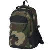 Top 10 ✔️ Vidaxl Vidaxl Sac À Dos D’école 40 L Noir Et Camouflage 🎉 Livraison gratuite 22