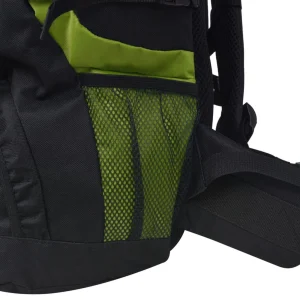 Livraison Standard/Rapide Tout neuf 😉 Vidaxl Vidaxl Sac À Dos De Randonnée Xxl 75 L Noir Et Vert 🎁 18